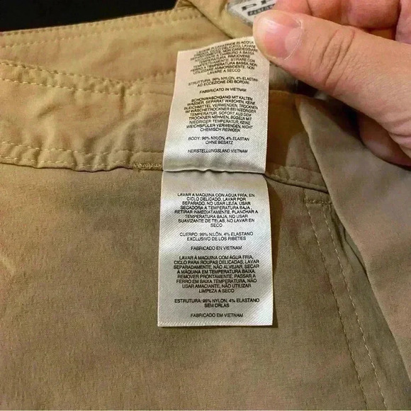 Columbia Women Jeans Pants Khaki/light tan Color Pockets Straight Legs 6 - Picture 15 of 16